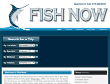Tablet Screenshot of fish-now.com